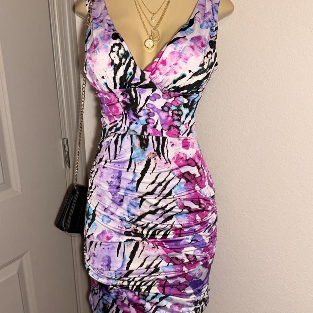 Bisou Bisou Y2K multicoloured dress